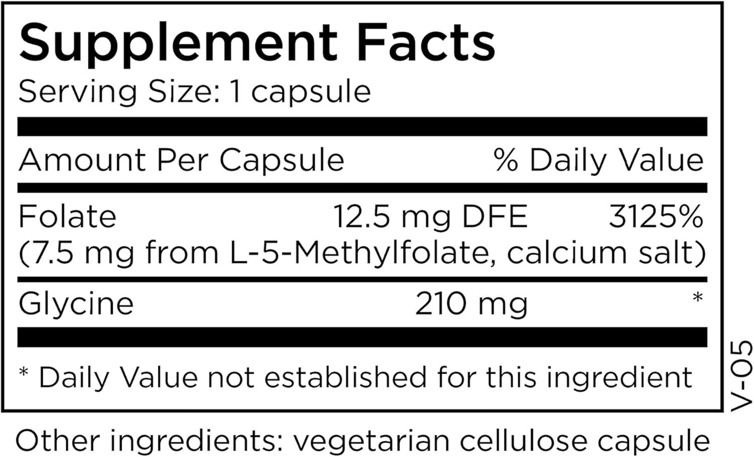 Bioavailable 7.5mg L-Methylfolate - 90 Capsules for Optimal Folate Absorption