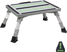 Load image into Gallery viewer, Heavy Duty Adjustable Folding RV Steps - Supports 1000 lbs with Anti-Slip Feet