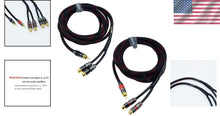 Load image into Gallery viewer, Versatile 10ft Shielded RCA Y Adapter Cable - Connect Two Devices Simultaneously