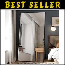 Load image into Gallery viewer, Elegant 76" x 37" Full Length Mirror with Aluminum Frame for Stylish Spaces