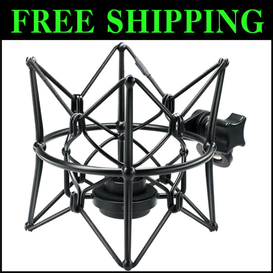 Versatile Shockmount Stand for Neumann Microphones - 5/8"-3/8" Adaptor Included