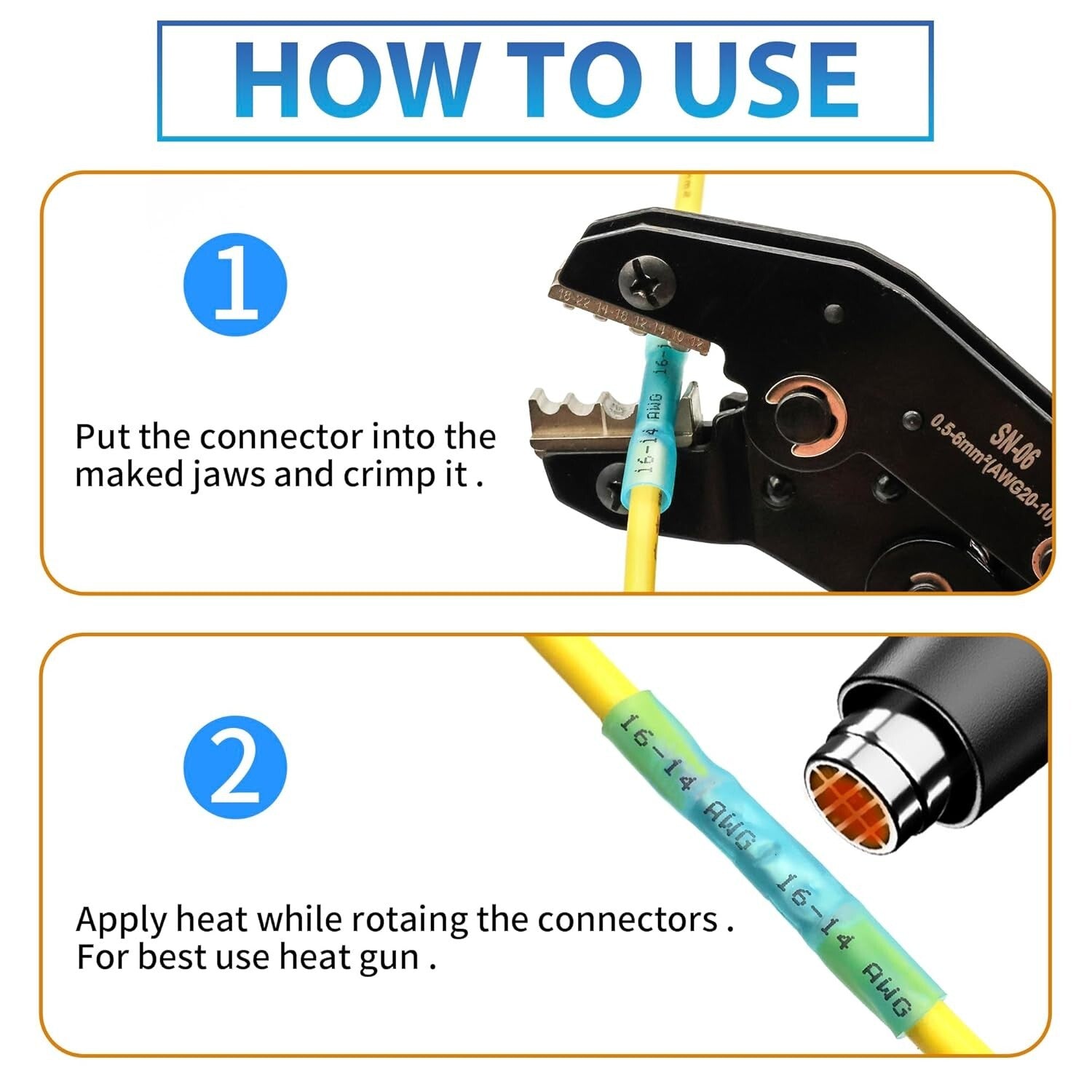 Premium Waterproof Heat Shrink Connectors Kit - 800PCS for Marine & Auto Wiring
