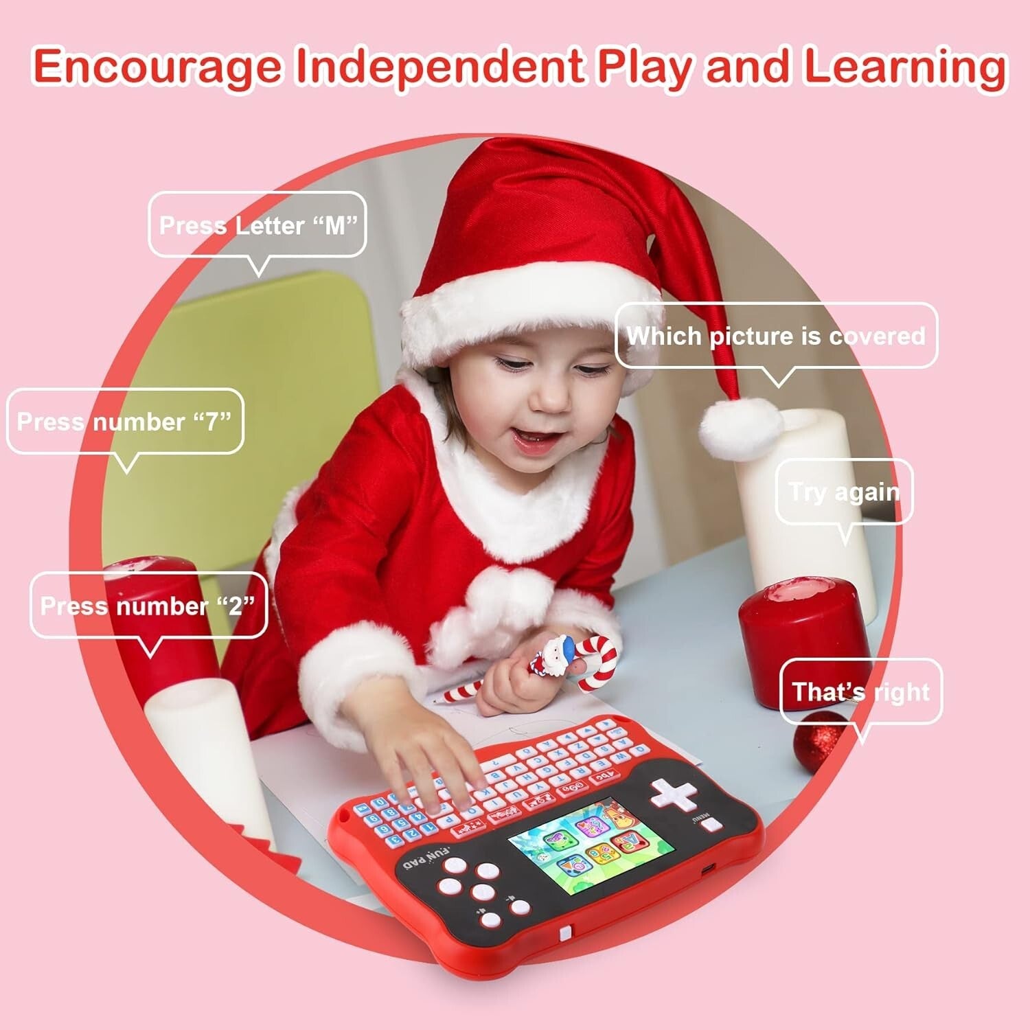 Interactive Educational Tablet for Kids - 102 Fun Learning Activities Ages 3-12