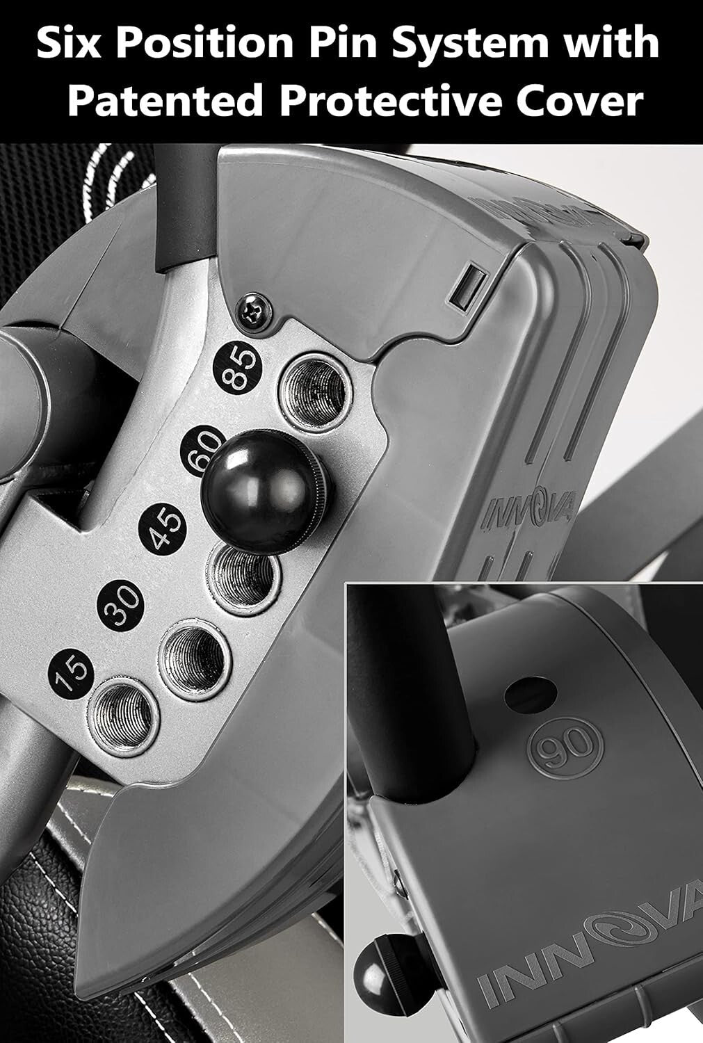 Adjustable Innova Inversion Table with Vertical Massage & Heat - 300 lb Capacity