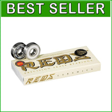 Load image into Gallery viewer, Premium Ceramic REDS Skateboard Bearings 8 Pack for Ultimate Speed &amp; Durability