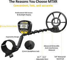 Load image into Gallery viewer, Large LCD Display Metal Detector for Outdoors - Adjustable &amp; Lightweight Design