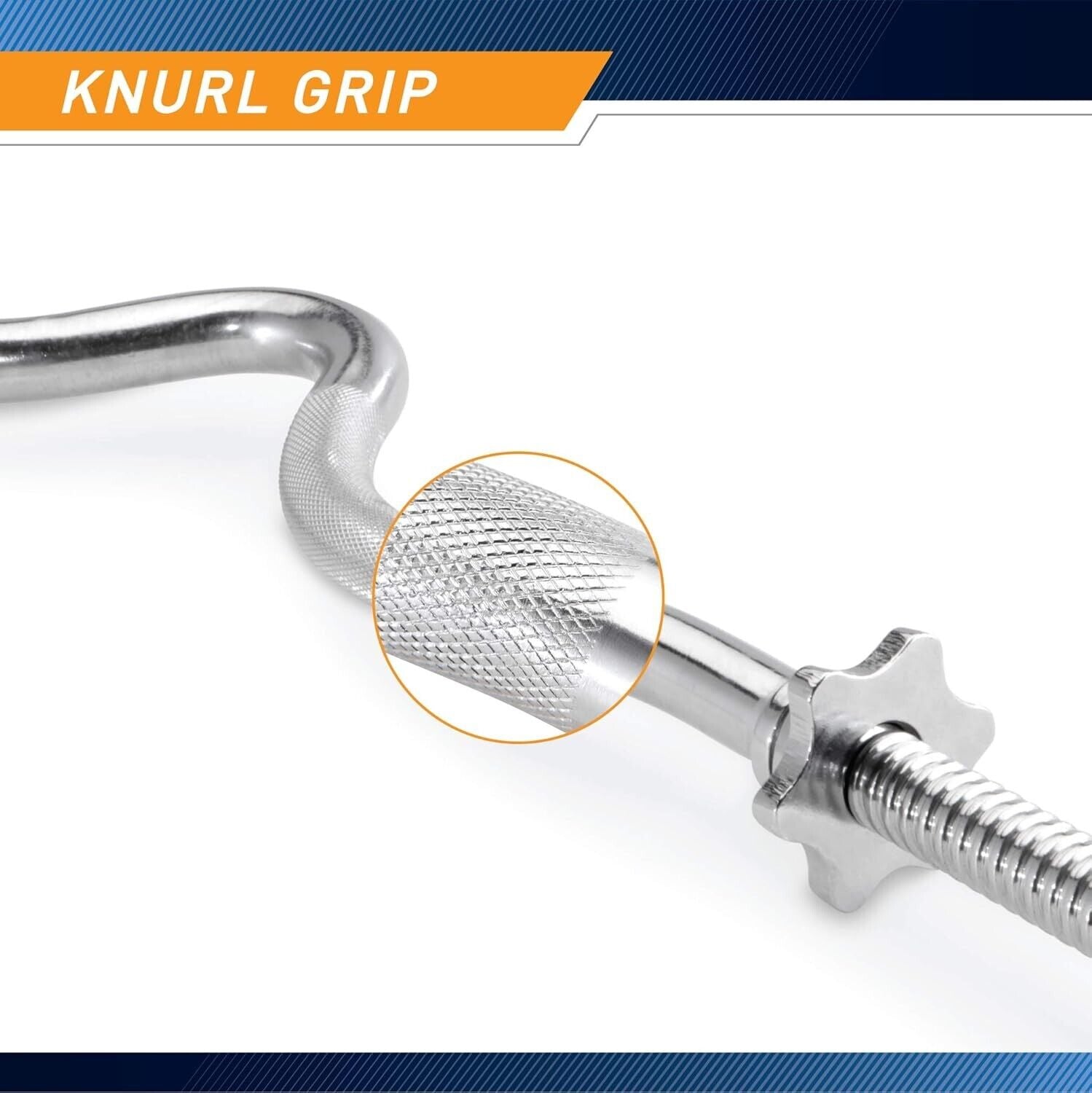 Compact 12 lb Curl Bar with 200 lb Capacity - Perfect for Strength Training