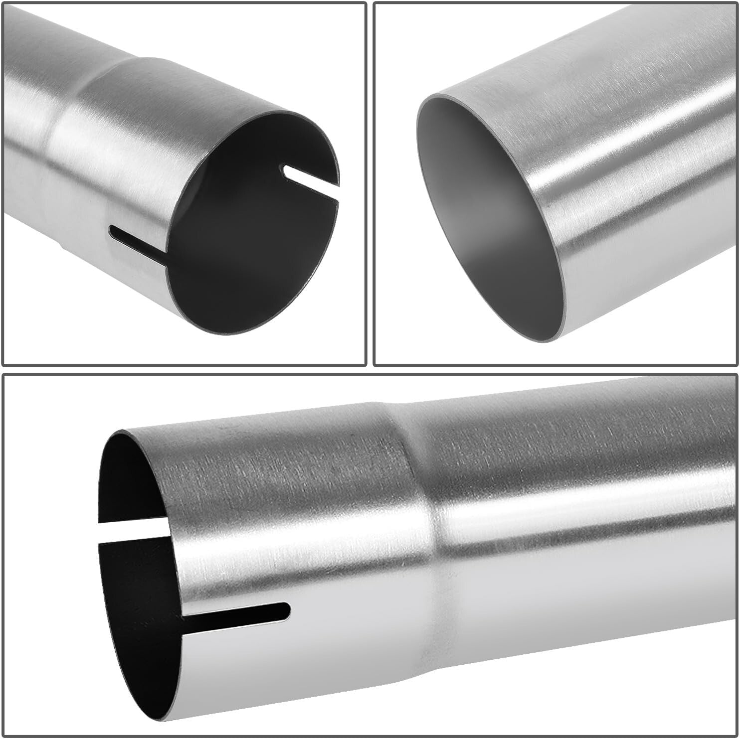 High-Quality Stainless Steel Exhaust Kit: 2-Inch Mandrel Bends & Pipes Included