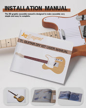 Load image into Gallery viewer, All-Inclusive DIY Electric Guitar Kit with Mahogany Body &amp; Maple Neck - TL Style