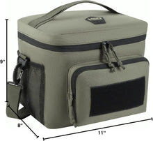 Load image into Gallery viewer, Large Insulated Lunch Bag for Work &amp; Travel - Tactical and Water-Resistant