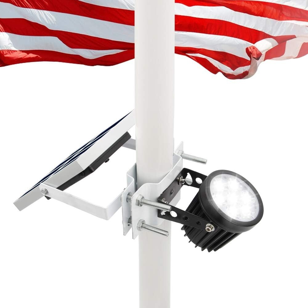 Durable Solar Flag Light with Dual Brightness for Enhanced Outdoor Visibility