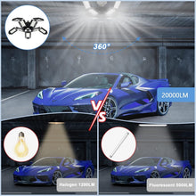 Load image into Gallery viewer, Ultra Bright LED Garage Lights 10+1 Panels - Efficient 20000 Lumens, 200W