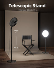 Load image into Gallery viewer, Adjustable LED Ring Light with Stable Base - Ideal for Professional Photography