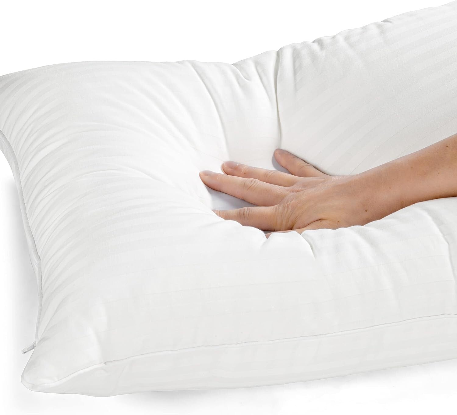 Breathable Luxury Down Alternative Pillows - Adjustable Set for Versatile Sleep