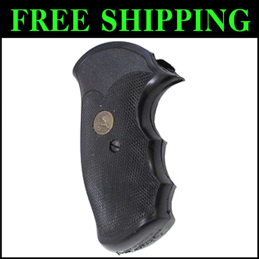 Ergonomic Finger Groove Gripper Grips for S&W J Frame Round Butt Revolvers