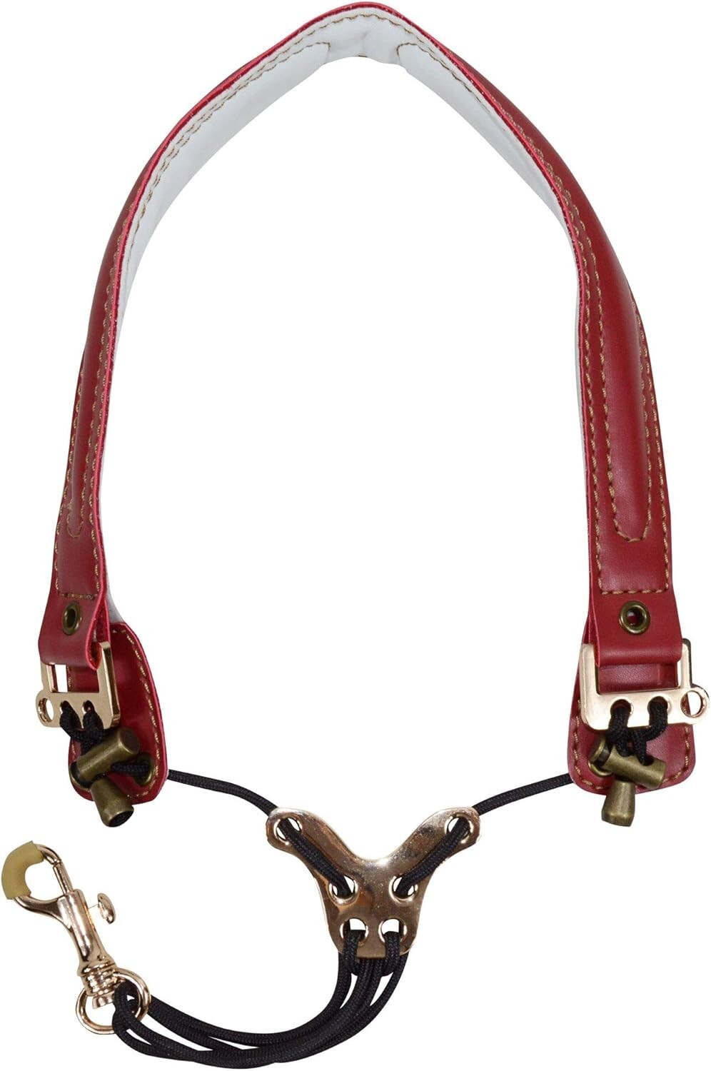 Elegant Leather Saxophone Neck Strap - Ergonomic and Breathable for Alto/Tenor