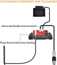 Load image into Gallery viewer, Magnetic and Piezo Acoustic Guitar Pickup with Master Volume Control - 90-105mm