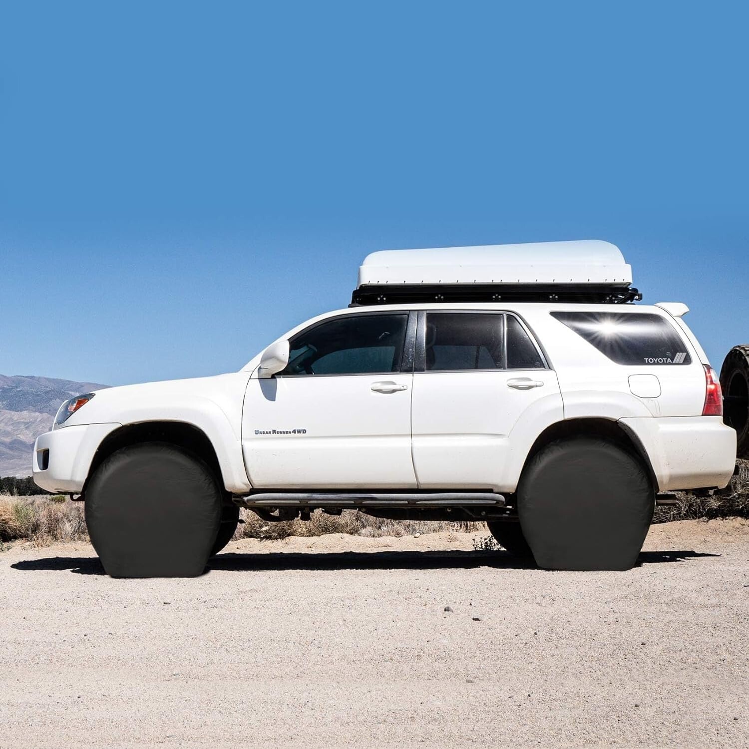 All-Season Tire Covers, Heavy-Duty 4-Pack, Fits 32-34.75 in for Various Vehicles