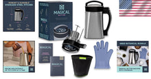 Load image into Gallery viewer, Automatic 400W Kitchen Emulsifier Bundle - Compact, Easy to Clean, Silver