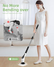 Load image into Gallery viewer, Waterproof Electric Spin Scrubber - Lightweight &amp; Cordless with 2 Speed Settings
