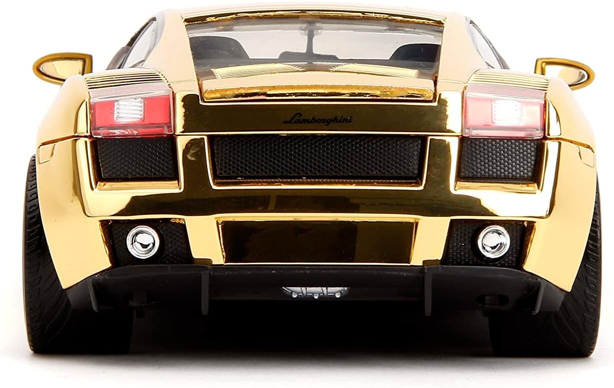 Fast & Furious Gold Chrome Lamborghini Gallardo Collector's Die-Cast Car - 1:24