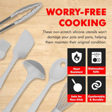 Load image into Gallery viewer, Multi-Functional 9-Piece BPA-Free Silicone Kitchen Tools Set - Soft &amp; Strong