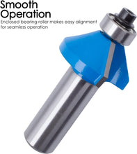 Load image into Gallery viewer, 24-Piece 1/2 Inch Shank T Shape Router Bits Set for Commercial &amp; DIY Users