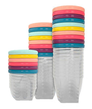 Load image into Gallery viewer, Compact &amp; Stackable Baby Food Storage Set - 24 BPA-Free Containers for Freshness