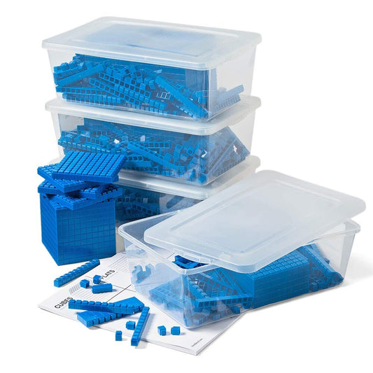 Complete 644-Piece Base Ten Block Set - Perfect for Classroom & Home Learning