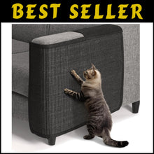 Load image into Gallery viewer, Natural Sisal Cat Scratch Mat – Elegant Protector for Couch &amp; Sofa (Left Side)