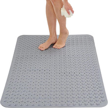 Load image into Gallery viewer, 47" x 32" Heavyweight Non-Slip Shower Mat with Suction Cups &amp; Easy Drainage