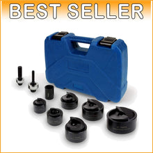 Load image into Gallery viewer, All-in-One Manual Knockout Punch Set - Conduit Sizes 1/2' to 2', Easy Operation