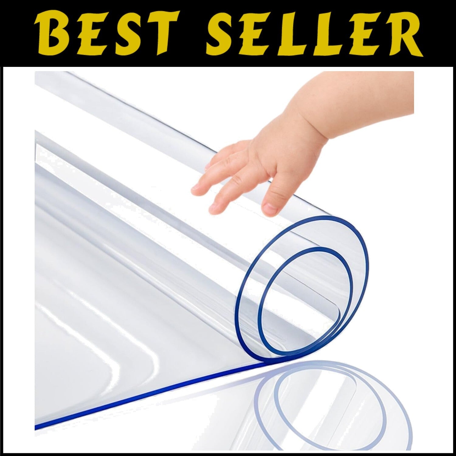 Clear Heavy Duty Table Protector Mat - 60x96 Inch PVC for All Occasions