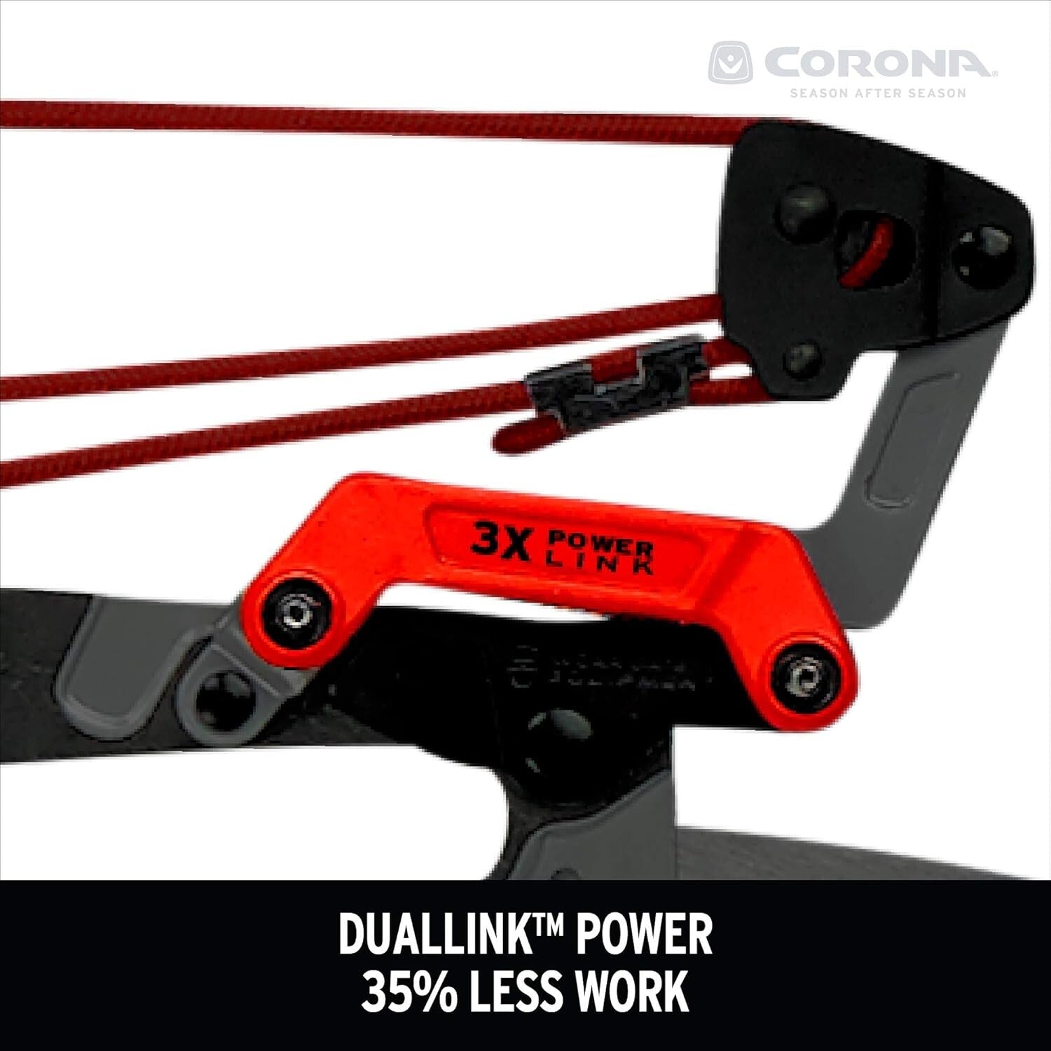 DualLink 10ft Extendable Tree Saw & Pruner - Lightweight & Powerful Red Tool