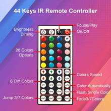Load image into Gallery viewer, Double Roll 200ft LED Strip Lights with 44-Key Remote - Perfect for Parties