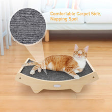 Load image into Gallery viewer, Stylish Indoor Cat Scratch Pad - Double-Sided with Wooden Frame 16.5x10.8 in