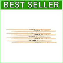 Load image into Gallery viewer, Value Pack of 4 American Classic 7A Hickory Drumsticks - Perfect for Speed