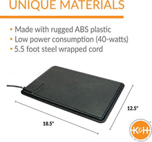 Load image into Gallery viewer, Durable Waterproof Cat Heating Pad with Fleece Cover - Ideal for Outdoor Use