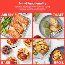 Load image into Gallery viewer, Stainless Steel Air Fryer Toaster Oven with Automatic Shutoff - 20 Qt Capacity