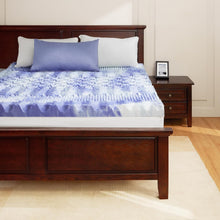 Load image into Gallery viewer, Cooling Gel-Infused 7-Zone Twin XL Mattress Topper for Ultimate Pressure Relief