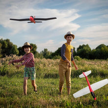 Load image into Gallery viewer, Creative 2-Pcs 33.8" Foam Glider Airplanes - STEM Outdoor Play &amp; RC Conversion
