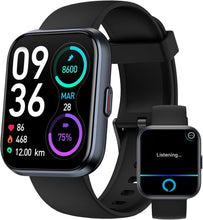 Load image into Gallery viewer, IP68 Waterproof Smart Watch with Bluetooth Calling &amp; Alexa for Fitness Buffs
