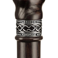 Load image into Gallery viewer, Elegant Walnut Wood Viking Cane - Custom Length with Interchangeable Tip