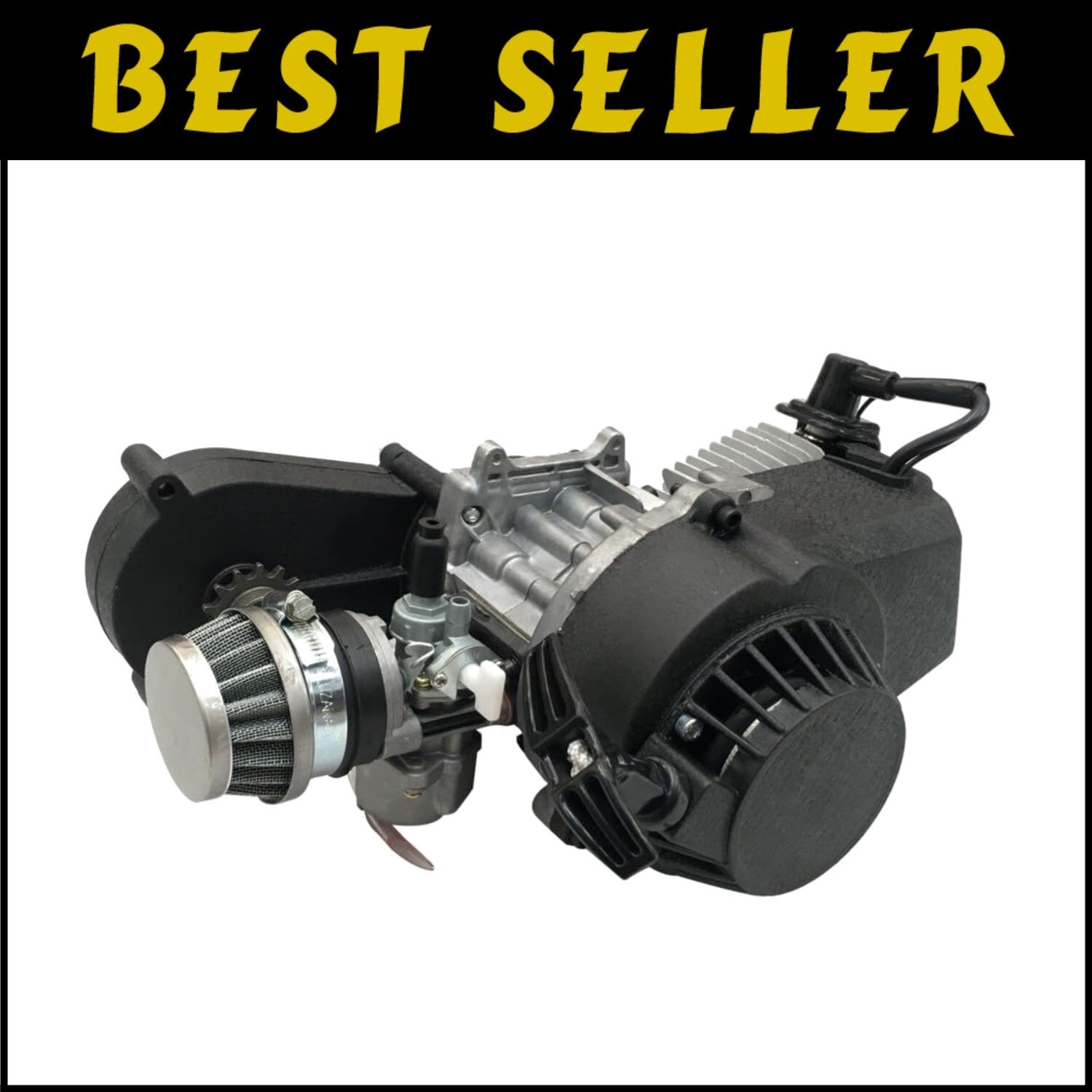 Lightweight 2-Stroke 49cc Engine Gearbox with T8F Sprocket for ATVs & Quads