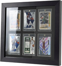 Load image into Gallery viewer, Elegant 6-Card Wall Frame for Trading Cards - Easy Assembly, No Tools Required