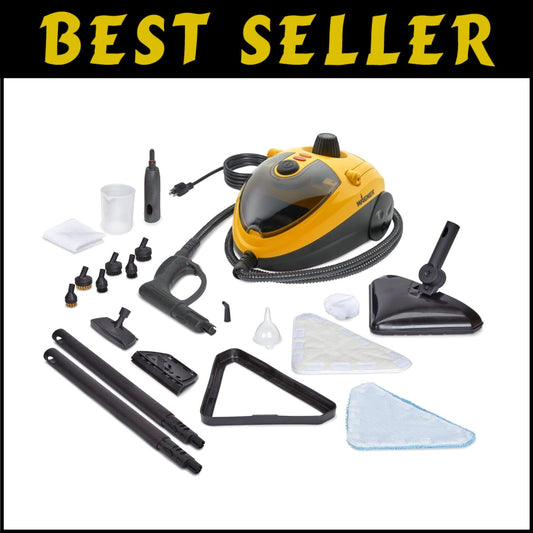 Spraytech Elite Steam Mop with 20 Accessories for Chemical-Free Home Cleaning