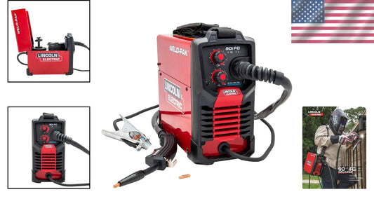 Weld Anywhere: 90i FC Flux Core Welder with Shoulder Strap & Full Accessories