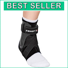 Load image into Gallery viewer, A2-DX Protective Ankle Brace - Tailored Fit for Sports Enthusiasts - Black, Left