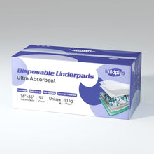 Load image into Gallery viewer, Premium Extra Large 36" x 36" Incontinence Pads - Soft, Tear-Resistant Underpads
