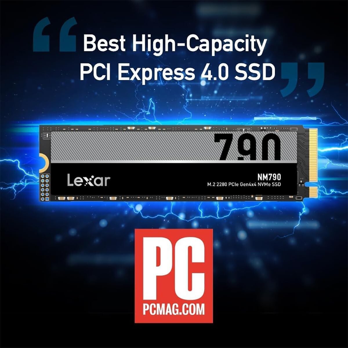 4TB PCIe Gen4 NVMe SSD - Ultra-Fast Performance for Gaming & Content Creation